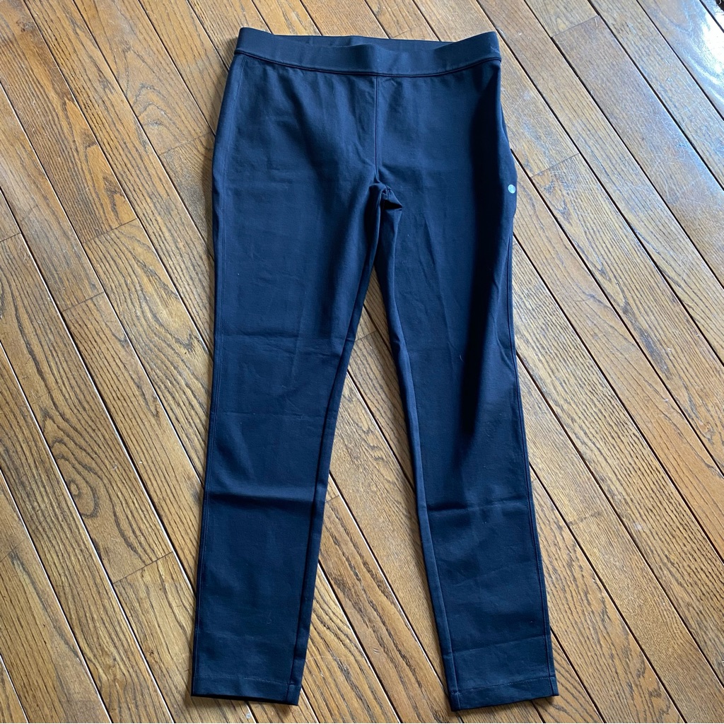 Eddie Bauer Passenger Ponte Skinn Pants Black Nwt Size 16 Tall